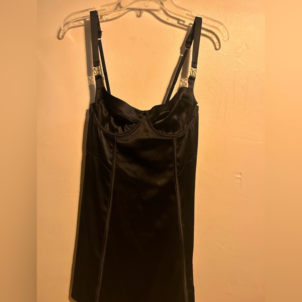 Victoria’s Secret satin bustier slip